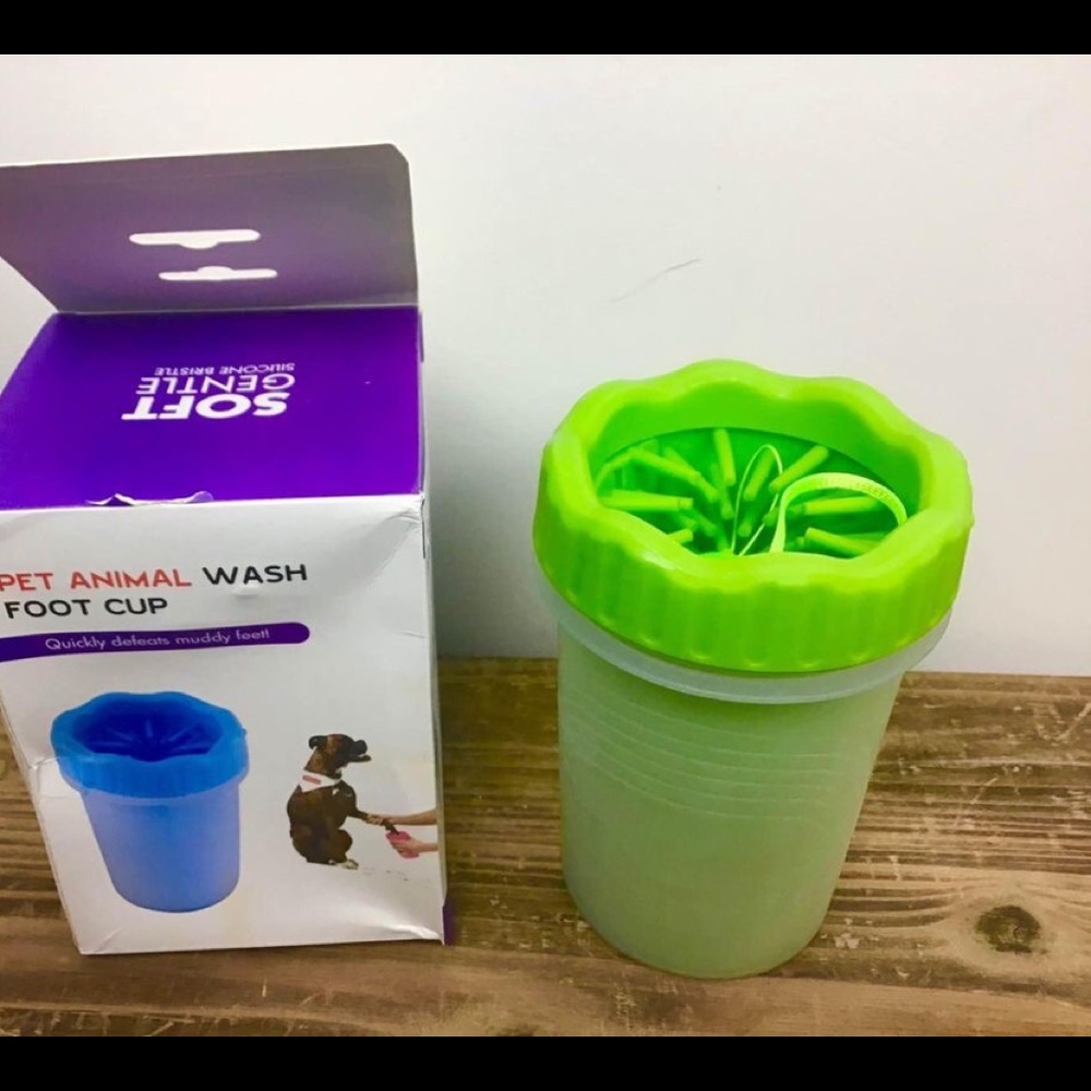 Tic tok dog paw wash cup size medium